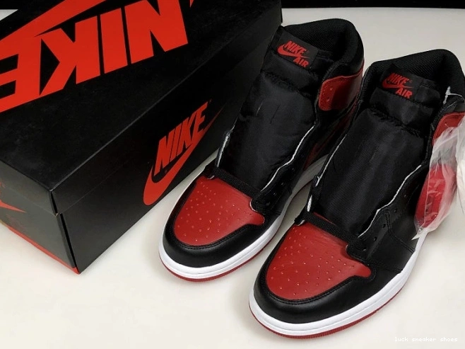 Cheap LUCY Retro Jordan High 555088-001 OG Air 1 Banned 0815